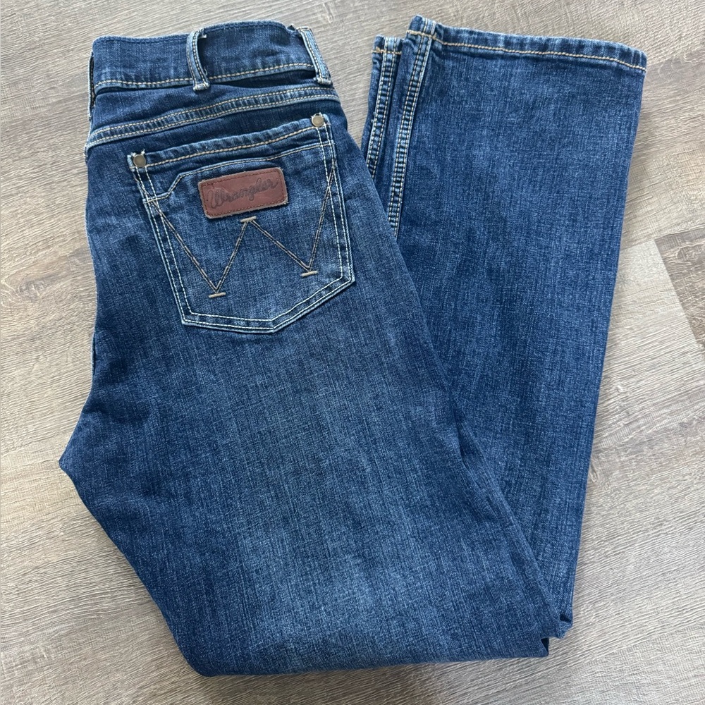 Wrangler Retro Men's Indigo Slim Bootcut Jeans